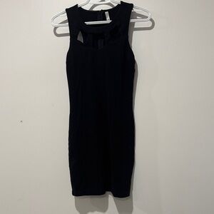 Chic Black Sleeveless Mini Dress